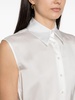 satin sleeveless shirt 