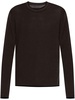 crew-neck ribbed jumper 