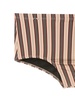 stripe-print swimming trunks