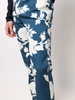 floral-print straight jeans