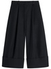 cropped sculpted trousers 