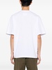 side-slit cotton T-shirt