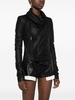 Black Asymmetric Leather Jacket