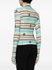 Cody striped turtleneck top