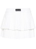 pleated mini skirt