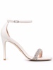 Nudistcurve high-shine sandals