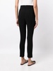 high-waisted cropped trousers