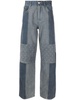 Regenerated Denim straight-leg trousers