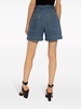 Jeliano high-waisted denim shorts 