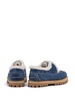 Yacht shearling-trim denim loafers 