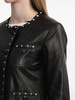 cropped leather jacket