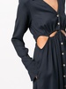 Lou cut-out shirt dress