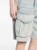 multi-pocket denim shorts 