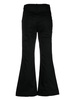 cropped flared trousers