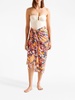 Cannelle floral-print sarong