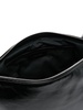 Black Leyden Leather Shoulder Bag