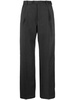 striped wool tailored trousers