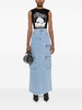 denim maxi skirt