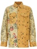 floral-print shirt