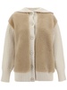 shearling cardigan 