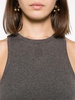 ribbed-knit tank top