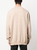 crew-neck alpaca-blend jumper