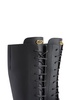 Tankie logo-plaque leather boots