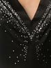 embellished V-neck dress