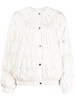 CHLOÉ Tan Goose Padded Women's Coat for FW23