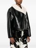 faux-leather biker jacket