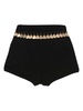 tassel-trim knitted shorts