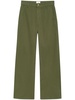 Briley curved-seam twill trousers