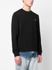 embroidered cross crew-neck sweatshirt