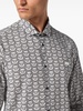 monogram-print shirt