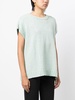 round-neck knitted top 