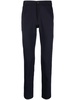 slim-cut elasticated-waistband trousers