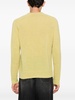 transparent-trim wool jumper