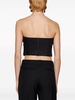 Roxana strapless crop top