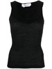 ribbed-knit wool tank top