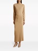 The Oron ruched maxi dress