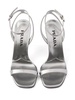 85mm metallic-leather sandals