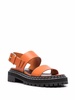 lug-sole leather sandals