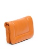 Riquadretto padded leather clutch bag