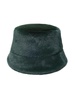 Green Faux Fur Bucket Hat