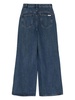 mid-rise wide-leg jeans