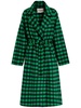 Gabby checked coat