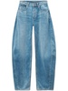 mid-rise wide-leg jeans