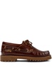 Nautico apron-toe leather boat shoes