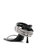 Infinity 90mm crystal-embellished leather sandals