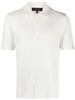 Harvey ribbed-knit polo shirt